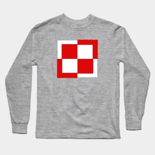 Polish Air Force Roundel - Szachownica Poland Checkerboard Long Sleeve T-Shirt